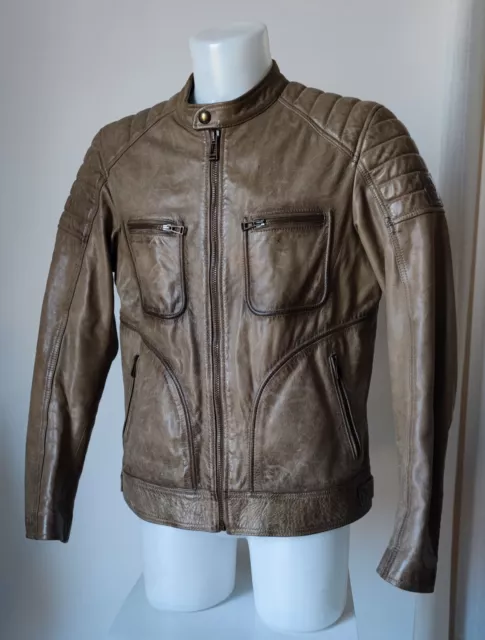 Belstaff Weybridge 2017 Blouson leather jacket,  size 52 L - XL