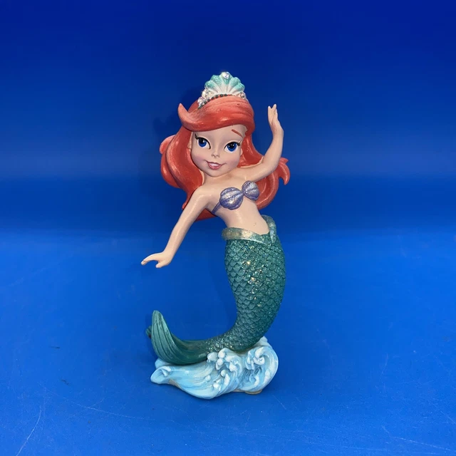 Figurine Ariel La Petite Sirène Disney Bullyland Princesse Robe Verte 10 Cm 4
