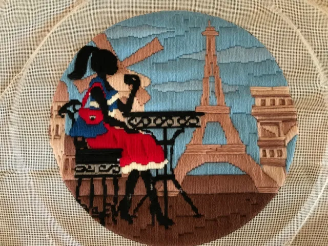 finished semco long stitch fashion coffee in Paris Eiffel tower arc de triomphe