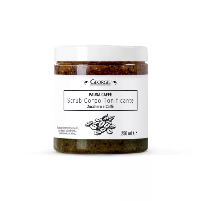 Pausa caffè - Scrub corpo tonificante allo zucchero e caffè 250 ml. Georgie