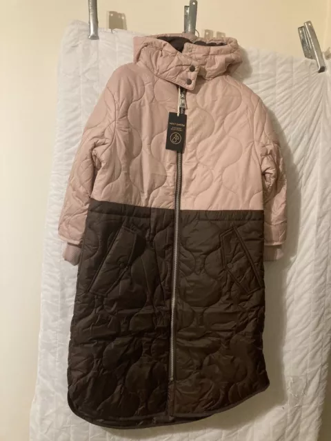 Next Shower Resistant Quilted Hooded Coat Size Extra Small BNWT RRP £80