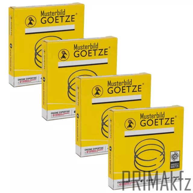 4x GOTZE Kolbenringe Satz für Opel 1,6 l 8V 16V 79mm Y16XE Z16SE Z16XE X16XEL