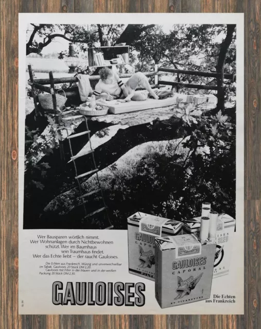 Gauloises Cigarettes - Reklame Werbeanzeige Original-Werbung 1975 (9)