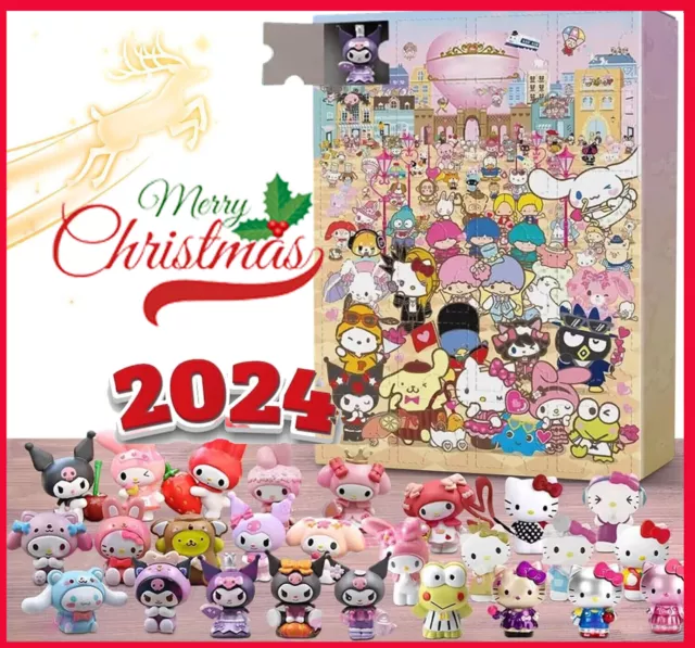 2024 CHRISTMAS ADVENTCALENDAR Countdown Sanrio Kuromi Hello Kitty