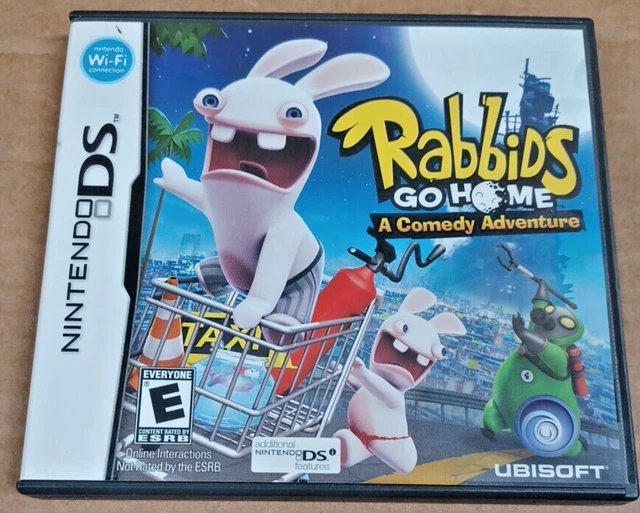 Nintendo Ds Rabbit UBISOFT RABBIDS GO Home (Nintendo DS, 2009) Complete W/Manual CIB VGS £ ...