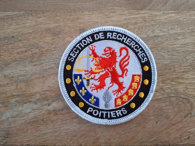 ECUSSON POLICE GENDARMERIE France Patch Section De Recherches Poitiers ecusson-police-gendarmerie-france-patch-section-de-recherches-poitiers