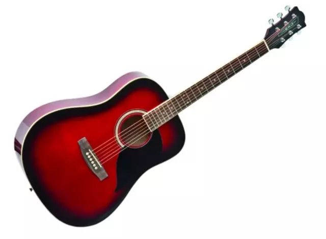 Guitare Acoustique Électrifiée EKO Ranger 6 Red Sunburst