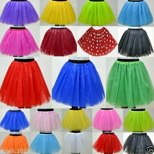 Tütü Tutu Ballettrock Tüllrock 3-5 Lagen Petticoat Ballettkleid Rock Fasching