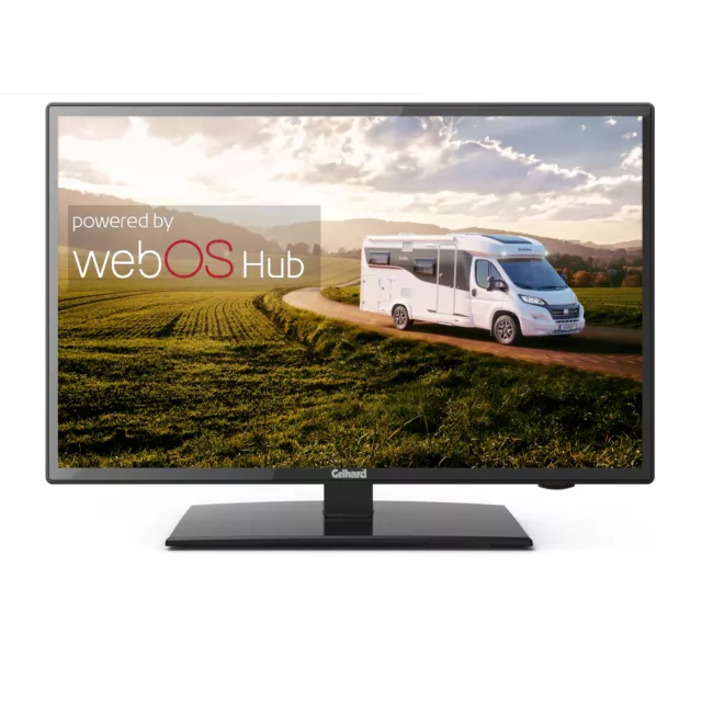 Gelhard GTV2256 LED Smart TV WebOS mit DVD und Bluetooth DVB-S2/C/T2 für 12V u.