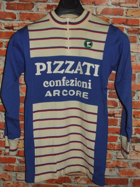 Eroica Giacca Maglia Bici Ciclismo Vintage 70's Gorla Minore 50% Lana - XL