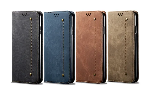 For Vivo V17 X30 Pro X50 Lite Y7S PU Leather Flip Wallet Stand Phone Case Cover