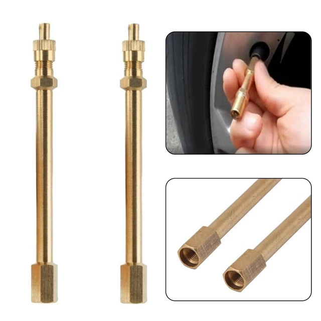 Premium Kupfer 100 mm Reifen Ventil Verlängerungsstange Rad Adapter Kit für Au