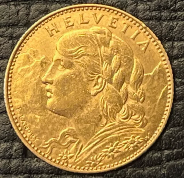 10 Francs Or Suisse "Vreneli" 1912