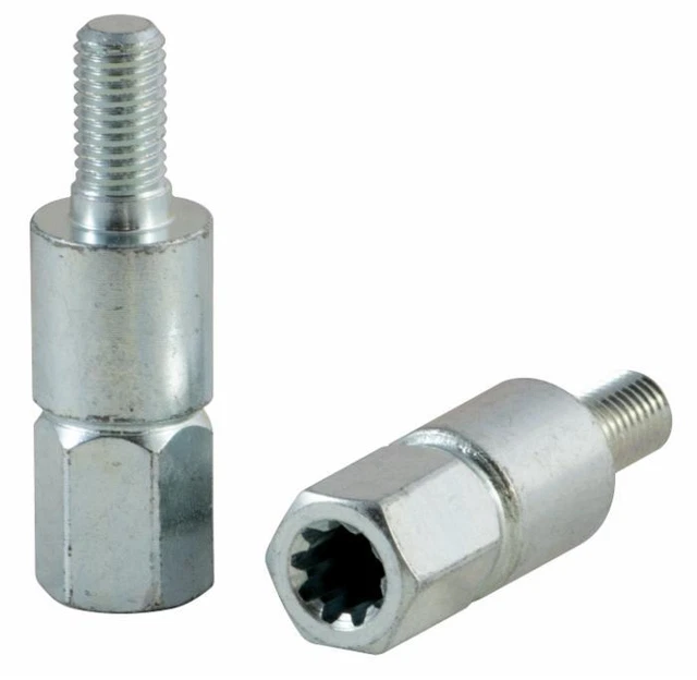 Inserito Coppia Conica Per Decespugliatore - 9 Denti - Filetto Maschio M7x1 - Universale - Foto 3