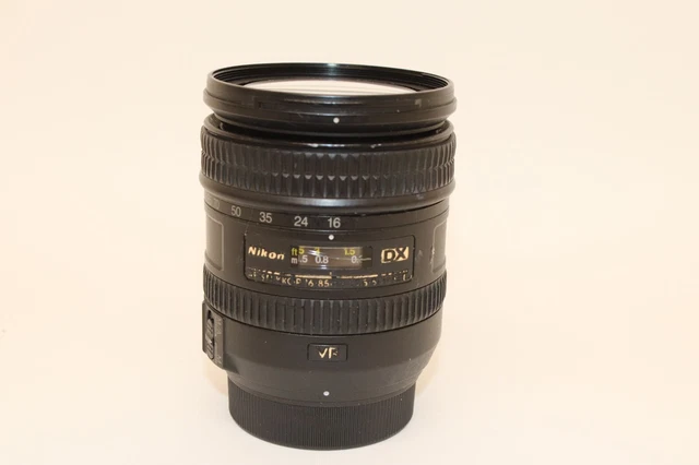Nikon AF-S DX Nikkor 16-85mm F/3.5-5.6 G ED VR Lens ( Not working is stock )