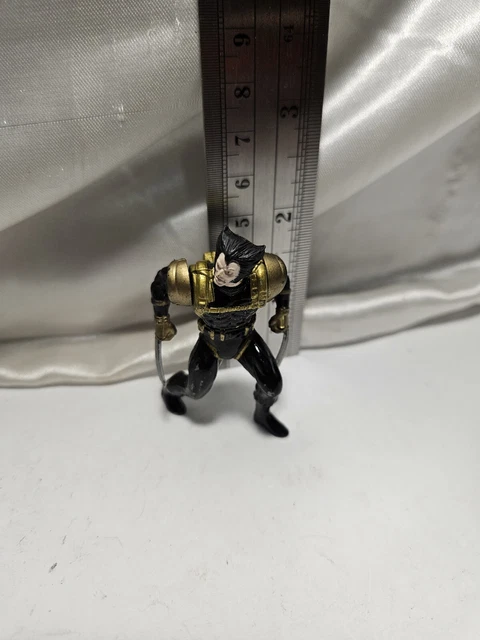 Vintage 1994 Toy Biz Marvel Steel Mutants X-Men Wolverine 2.75" Die Cast Figure
