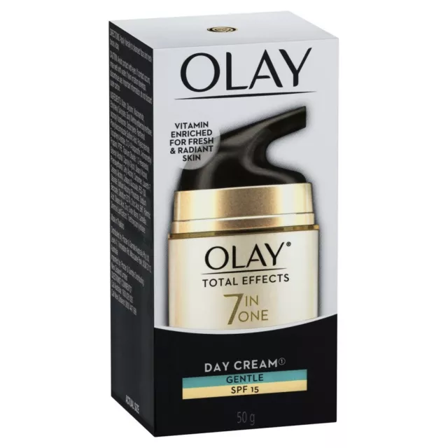 Olay Total Effects 7 In One Day Cream Gentle SPF 15 50g Vitamin Enriched Radiant