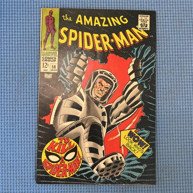 The Amazing Spiderman #58 (Mar 1968, Marvel Comics) Spider Slayer , High Grade