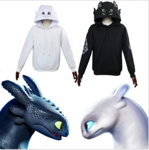 How To Train Your Dragon Pullover Mädchen - Toothless Sweatshirt Aus 100% Baumwolle