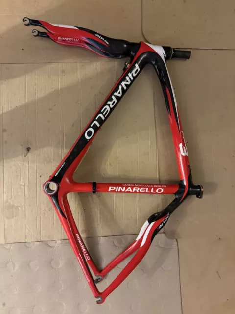 Cuadro Pinarello Fp3 Carbon Monocoque 30hm12k Onda Fpk / Talla 54