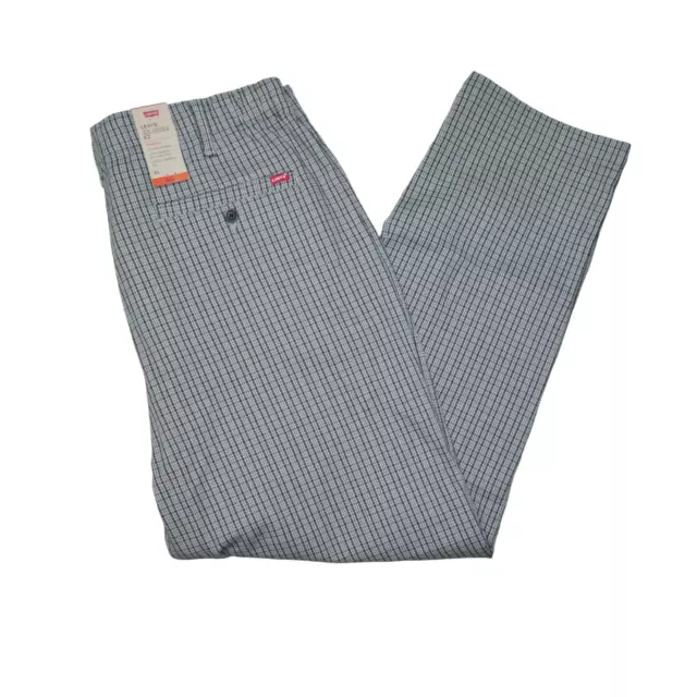 Levi's XX Chino EZ Men's Warm Taper Fit Pants Size XL Plaid Commuter Beatnik NWT