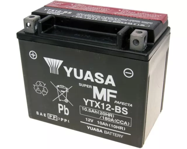 Yuasa YTX12-BS(CP) Batteria Motocicletta