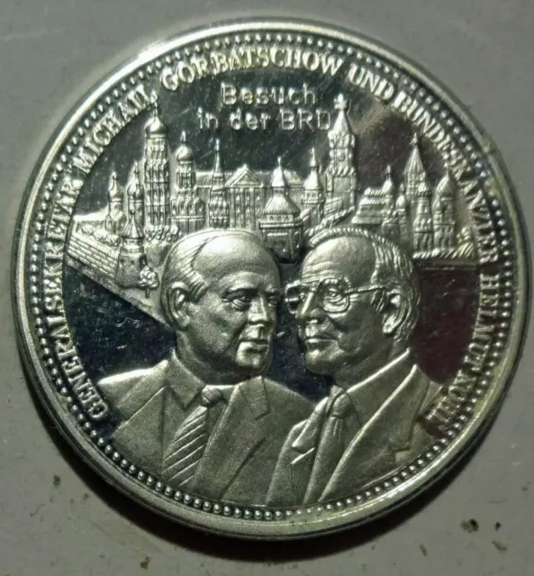 Medal Europa 1998 Deutschland Helmut Kohl + Capsule (9-39)