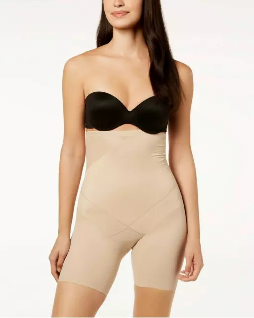 Womens Shapewear Size M Miracle Brands Tummy Tuck High Waist Thighslimmer