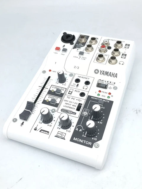 Yamaha / Ag03 / Analogiques Mixer Pour Distribution / Équipé Avec USB Audio