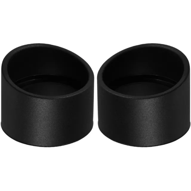 2 Pcs Eye Guards Cups Cover Microscope Sheath Rubber Eyepiece