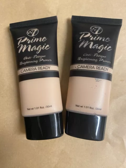 2 X W7 Prime Magic Camera Ready Brightening Anti Fatigue Primer Discontinued