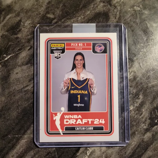 2024 PANINI INSTANT Caitlin Clark 1. Entwurf Pick Rookie Karte 1
