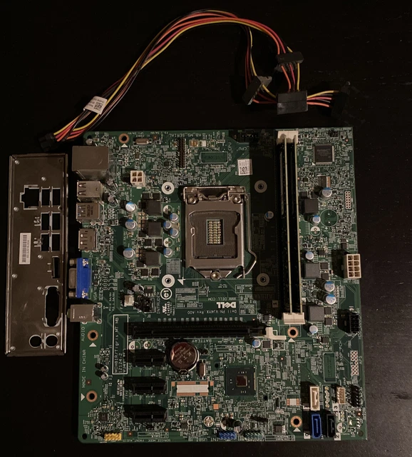 DELL 3020 MIH81RTIGRIS MT MB DELL P/N 0VJ4YX & Backplate And 8GB Ram