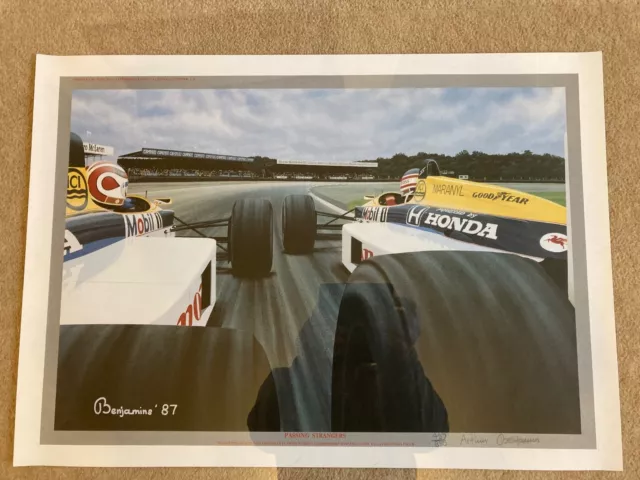 F1 Prints X 3 by Arthur Benjamin Passing Strangers /Seen 27 Take 1 /Gilles