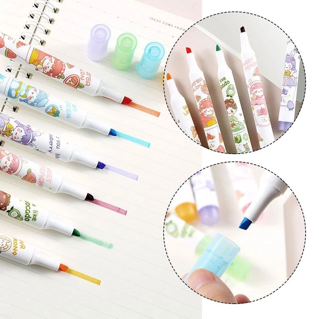 clés Marqueurs Stylo de couleur Ensemble de stylos à surligneur Soins oculaires