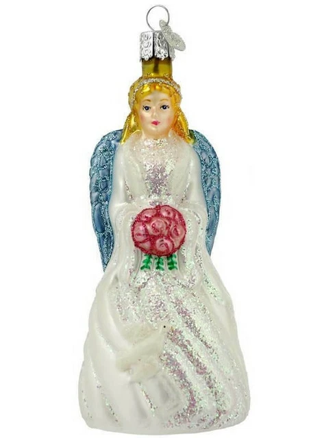 Old World Christmas | Wedding Angel ✪New✪ 10172 Bride Ornament Rare Retired Usa
