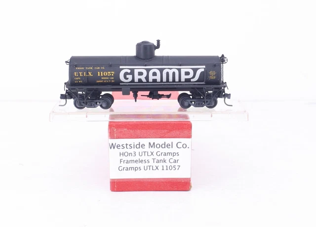 Hon3 Brass PSC Frameless Gramps Tank Car, UTLX #58424 – Southwest