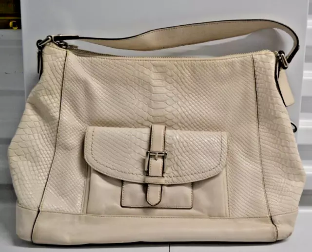 Coach charlie on sale leather hobo
