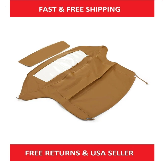 For BMW Z3 1996-2002 Convertible Soft Top Replacement & Plastic Window Tan