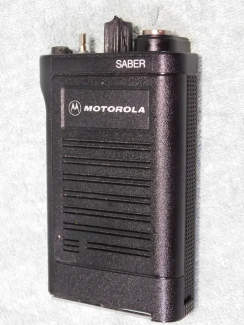 🔥 Motorola Saber I Uhf Securenet Portable  Radio - H44Qxn7139Cn  *Not Tested*