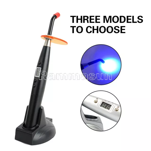 Dental Estilo Woodpecker Inalámbrico LED de Curado Lampara Lamp Blue 1200mw/c㎡