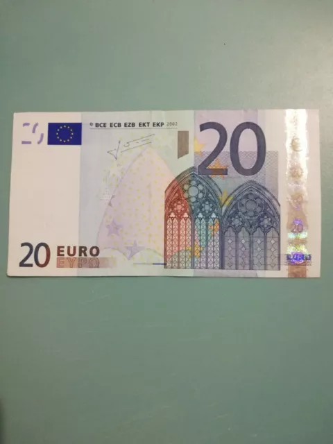 Billet 20 euros 2002 Jean Claude Trichet G003G4 lettre P BON ÉTAT Billet 20 euros 2002 Jean Claude Trichet G003G4 lettre P BON ÉTAT