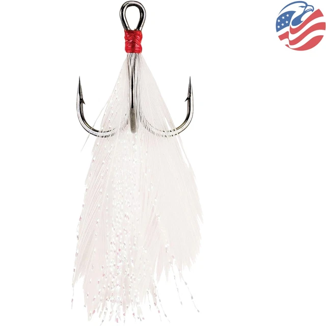 Fusion19 Feathered Treble Fishing Hook - Ultra-Sharp - Endorsed by Probe Team