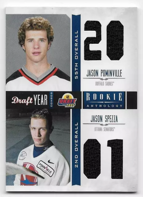 MAGLIA COMBO ROOKIE ANTHOLOGY DRAFT ANNO 11/12 HOCKEY (#1-40) a scelta dall'elenco