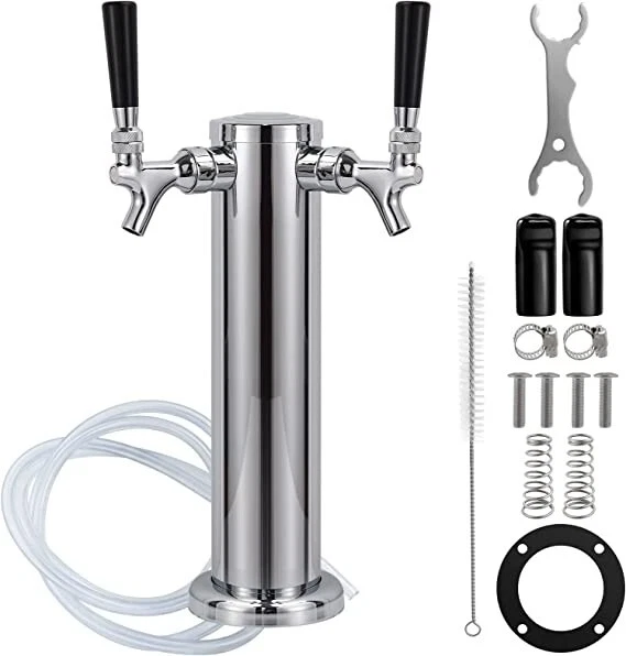 Torre de cerveza de grifo doble Torre de cerveza de grifo doble Dispensador.