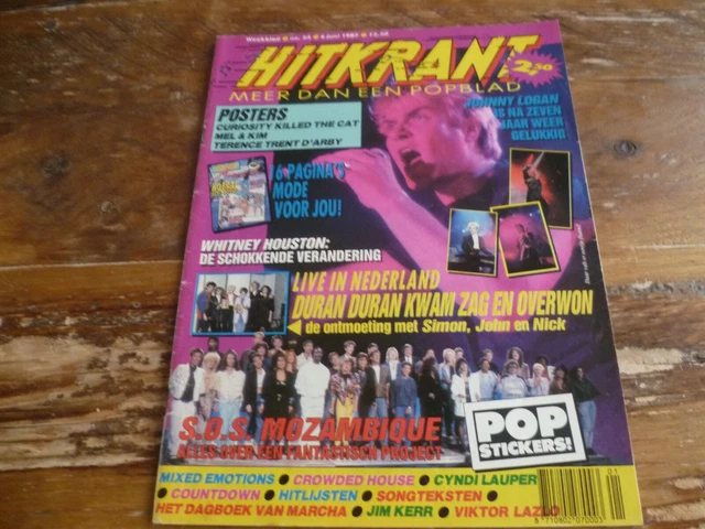 Hitkrant 1987: Duran Duran/Mel & Kim/Whitney Houston/Johnny Logan/Cyndi Lauper
