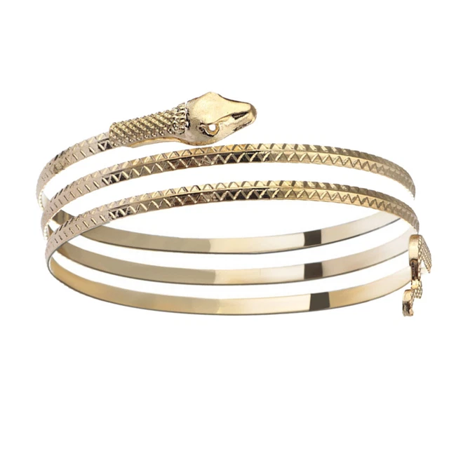 Snake Bracelet Alloy Woman Womens Bangle Bracelets Jewelry for Serpent