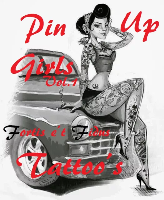 Tattoovorlagen Pin up Girls new&old motive Flash book Neu Top Motive  Download