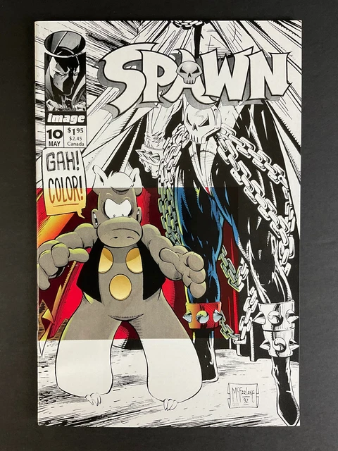 SPAWN #10 CEREBUS Superman APPEARANCE 1993 IMAGE COMICS McFarlane Sim Boarded