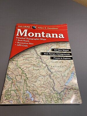 Delorme Montana Topographical Road Atlas & Gazetteer